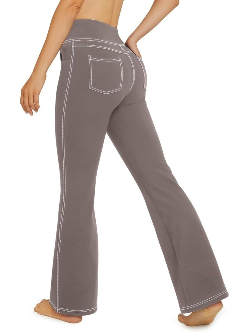 Stylish Bootcut Yoga Pants for Women | Flare Leggings with 4 Pockets